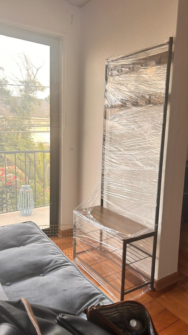 Mueble Recibidor Perchero Daven Estilo Industrial - Imagen 7