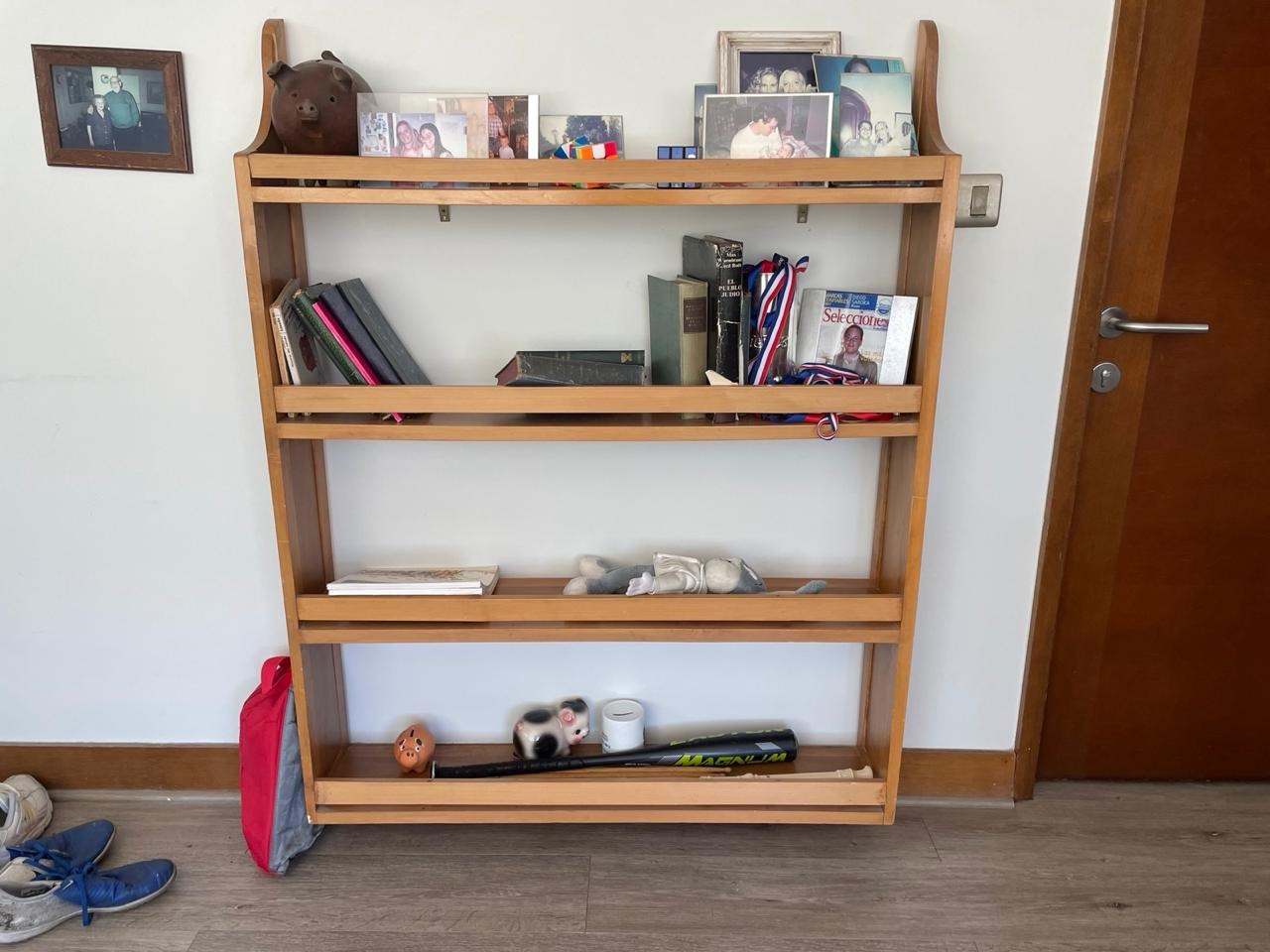 Biblioteca repisa madera