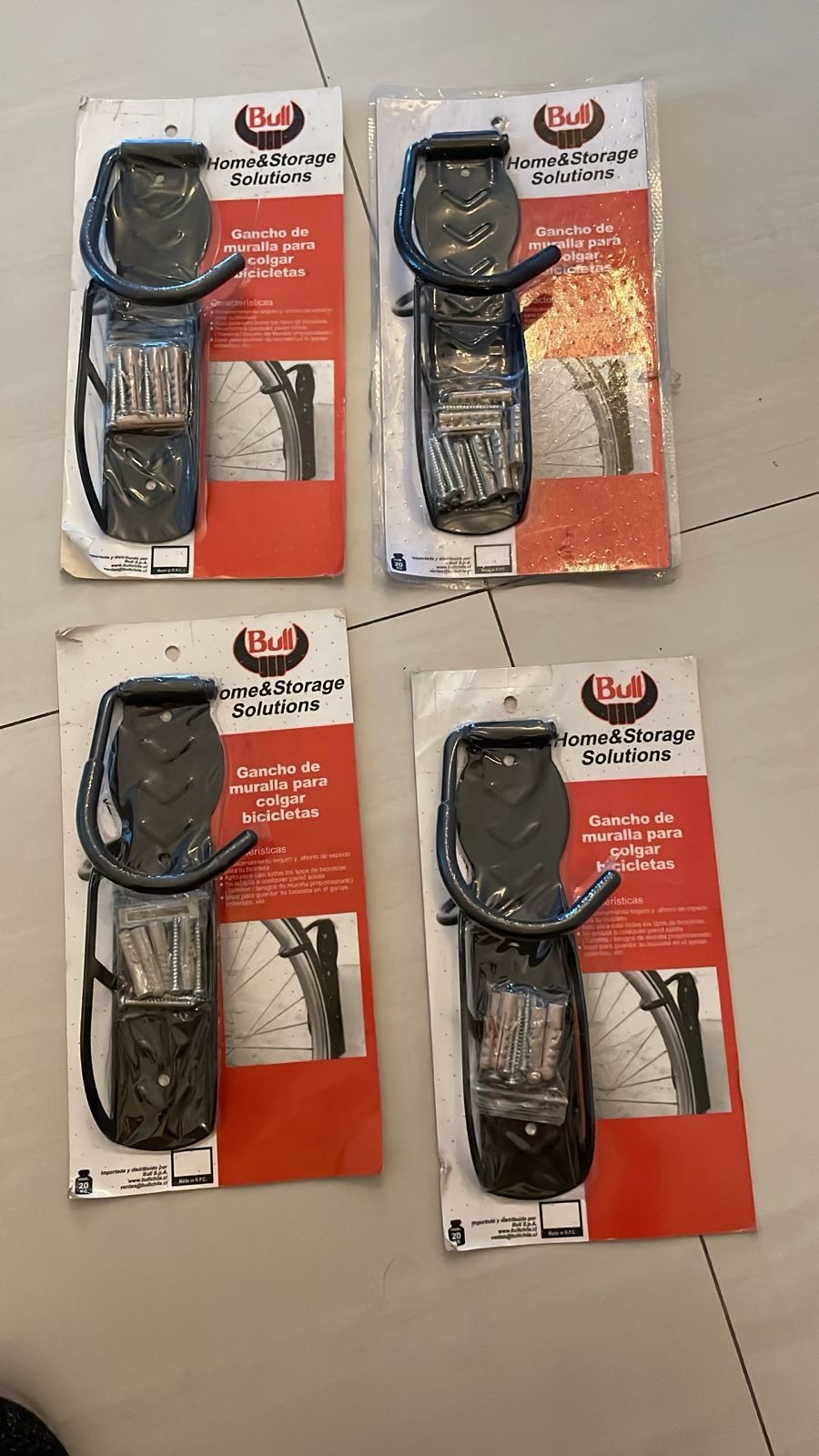Gancho de muralla para bicicletas