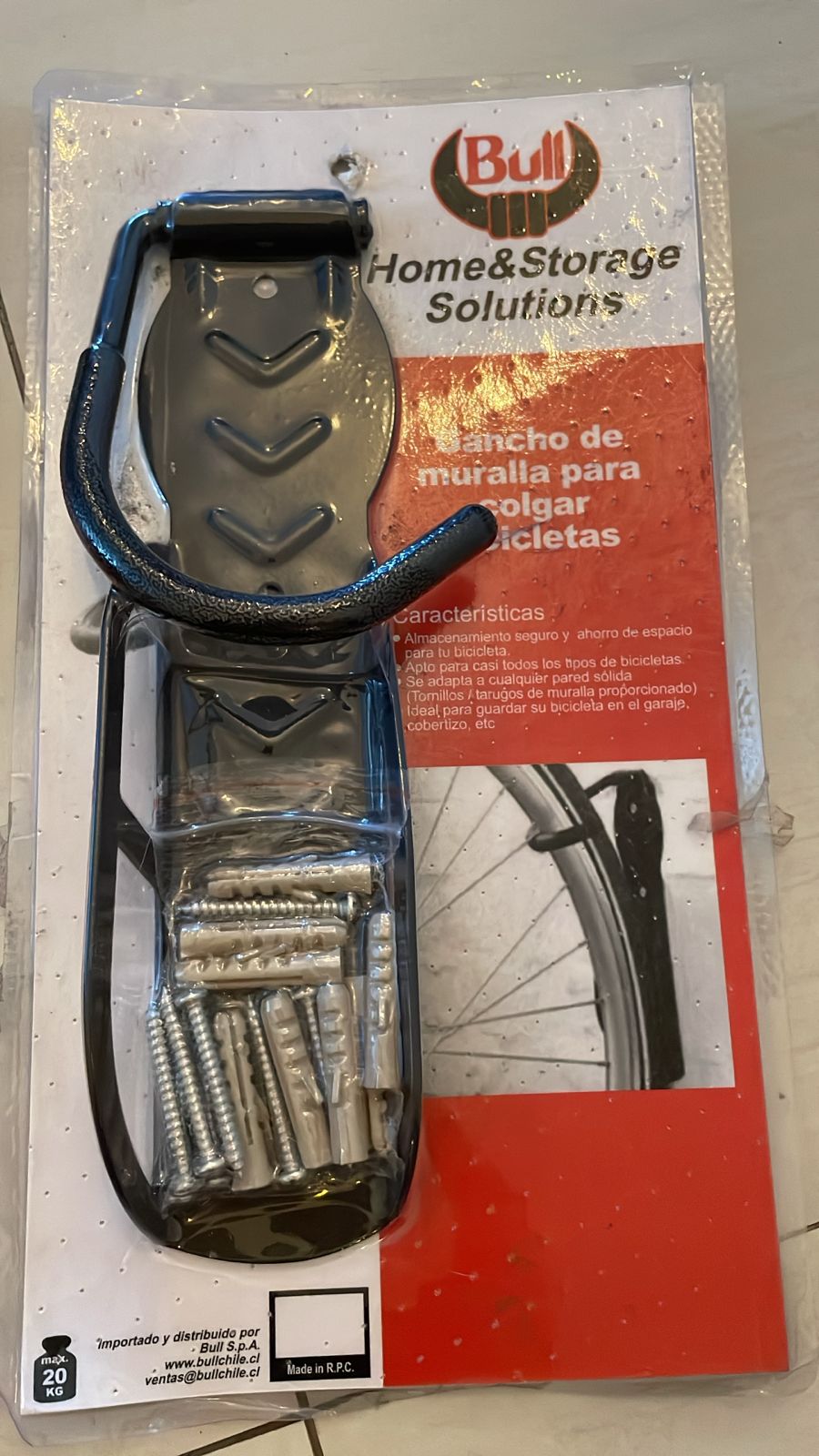 Gancho de muralla para bicicletas - Imagen 4