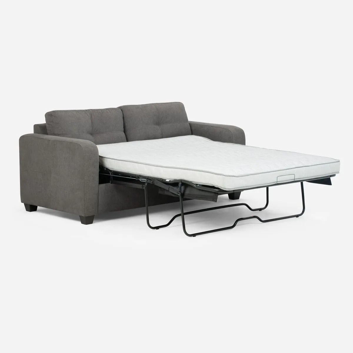 Sofá cama 2 cuerpos gris Valentino Rosen - Imagen 3
