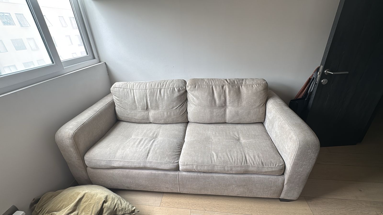 Sofá cama 2 cuerpos gris Valentino Rosen