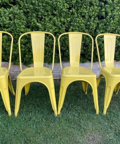 Pack 4 sillas tolix amarillas Rematime