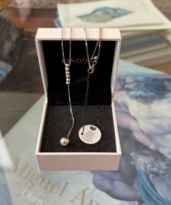 Collar Pandora Beaded silver Y