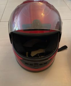Casco de moto RZO rojo talla S