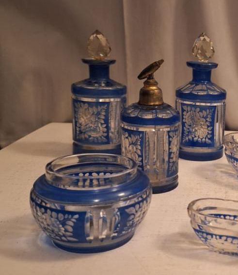 Colección cristal vintage Bohemia Blue - Imagen 2