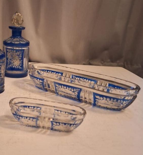 Colección cristal vintage Bohemia Blue - Imagen 3