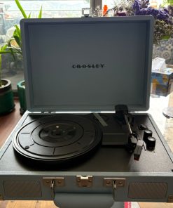 Tornamesa Crosley celeste