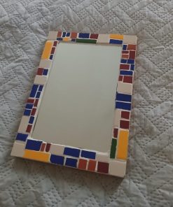 Espejo rectangular mosaico