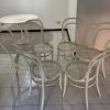 Juego de 6 sillas Thonet blancas