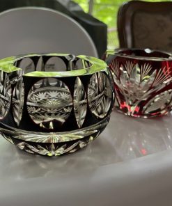 Ceniceros de cristal antiguos