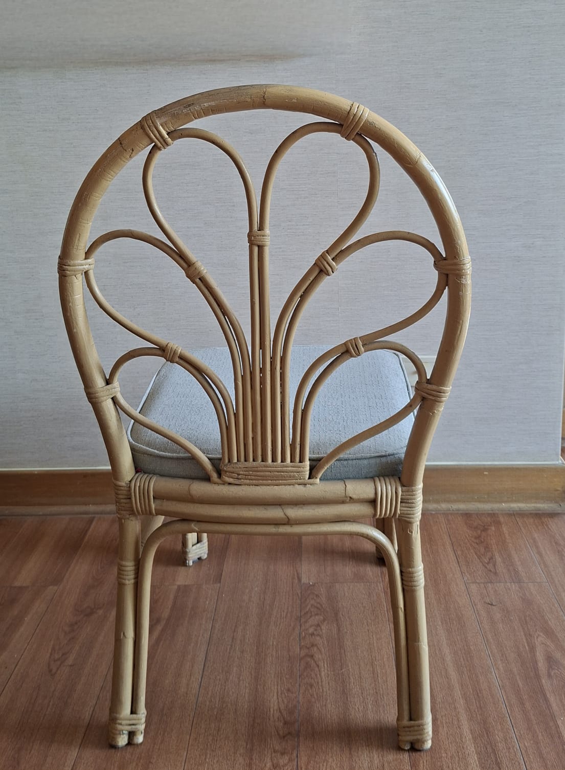 Par sillas Rattan pavo real - Imagen 3