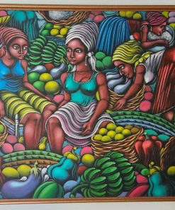 Cuadro pintura mujeres dominicanas