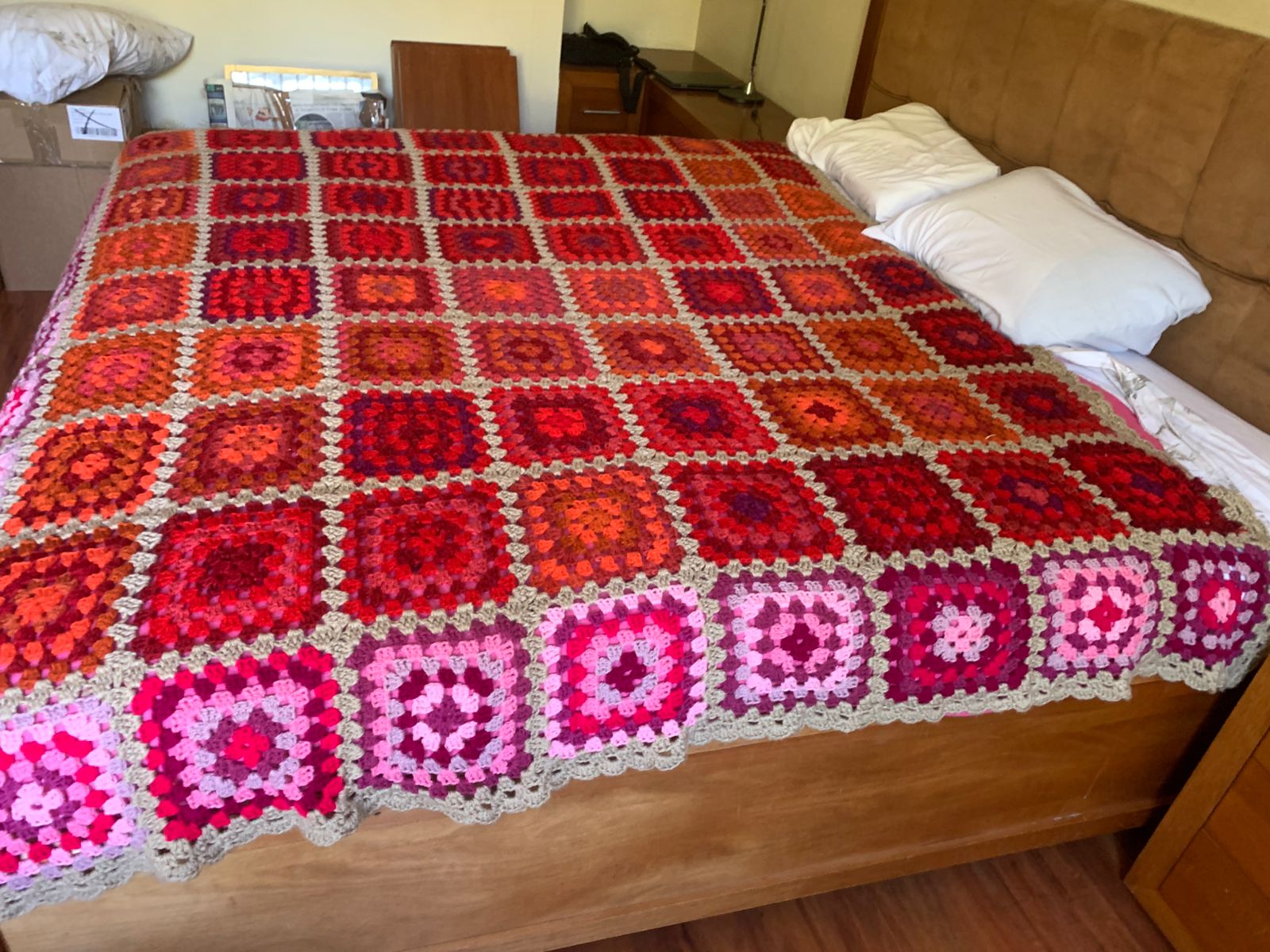 Cubrecama Super King crochet - Imagen 3