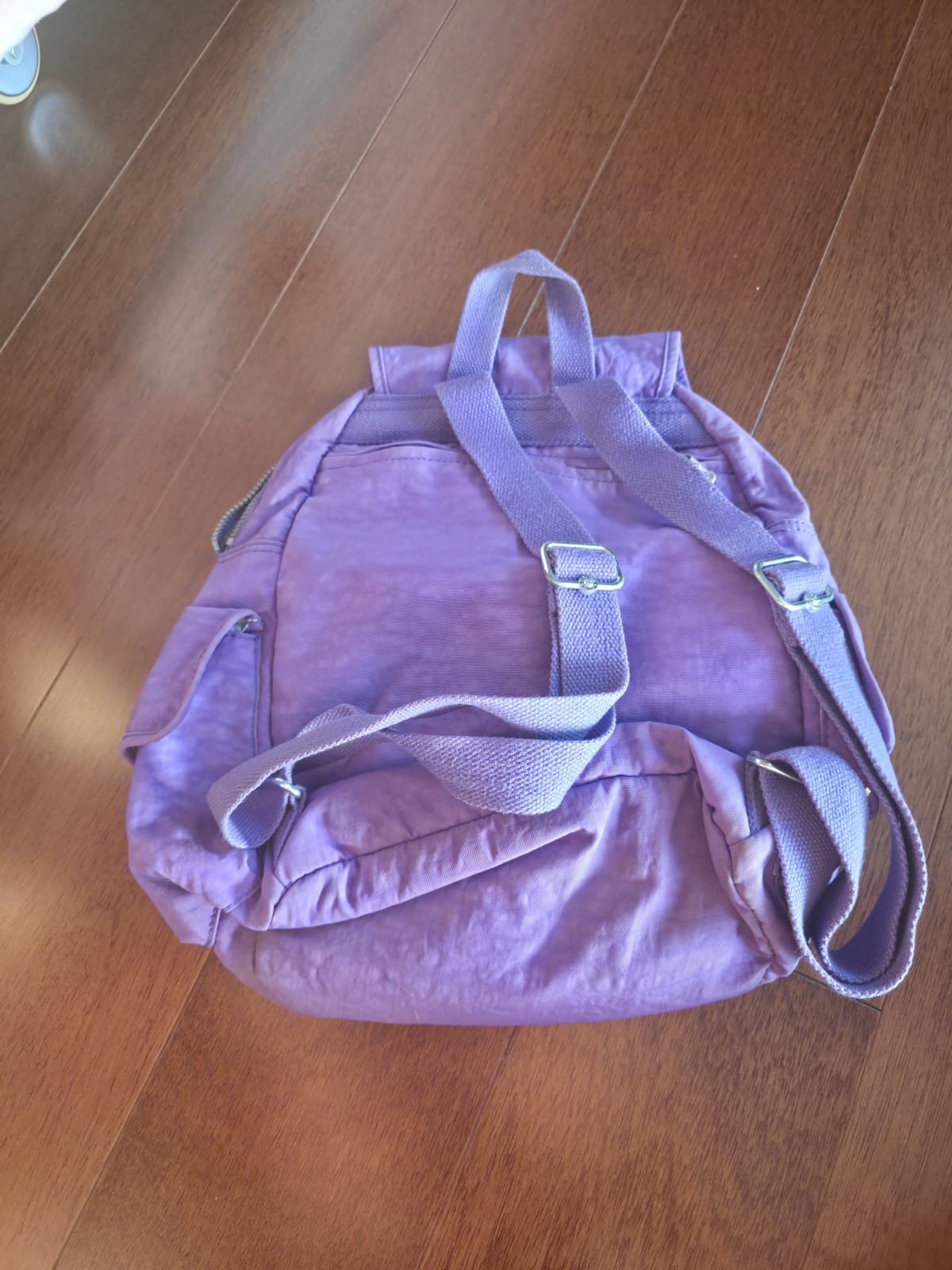 Mochila Kipling morada - Imagen 3