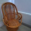 Sillón rattan natural