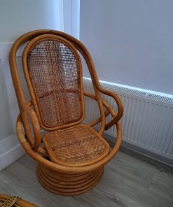 Sillón rattan natural