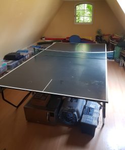 Mesa de ping pong negra