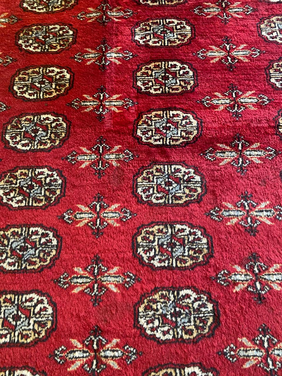 Alfombra tonos rojos Bokhara - Imagen 4