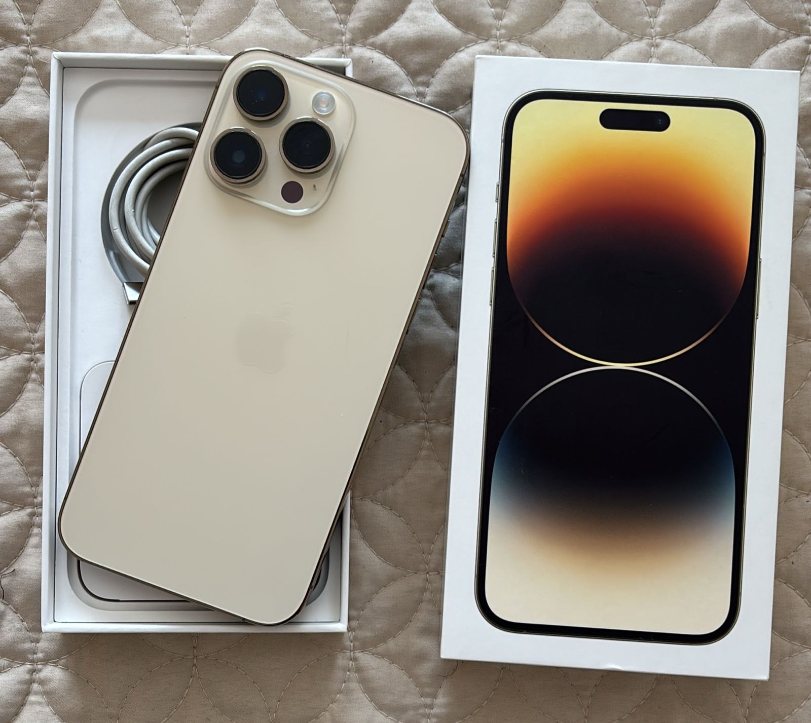 iPhone 14 Pro Max 128gb color Oro - Imagen 4