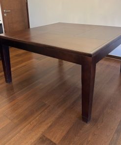 Mesa de comedor cuadrada madera hecha a pedido