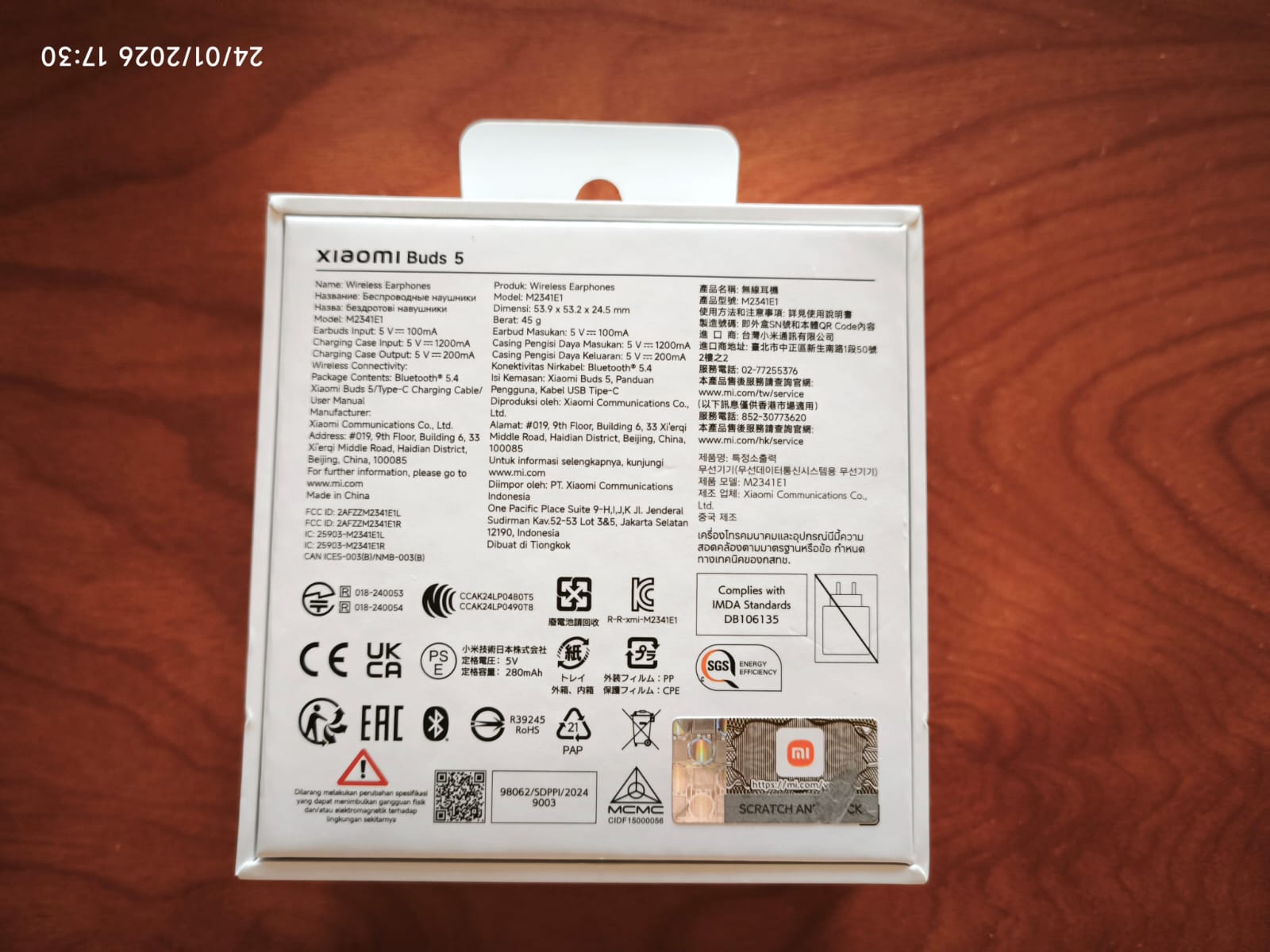 Celular Xiaomi 14T + Audífonos Bluetooth Xiaomi Buds 5. - Imagen 5