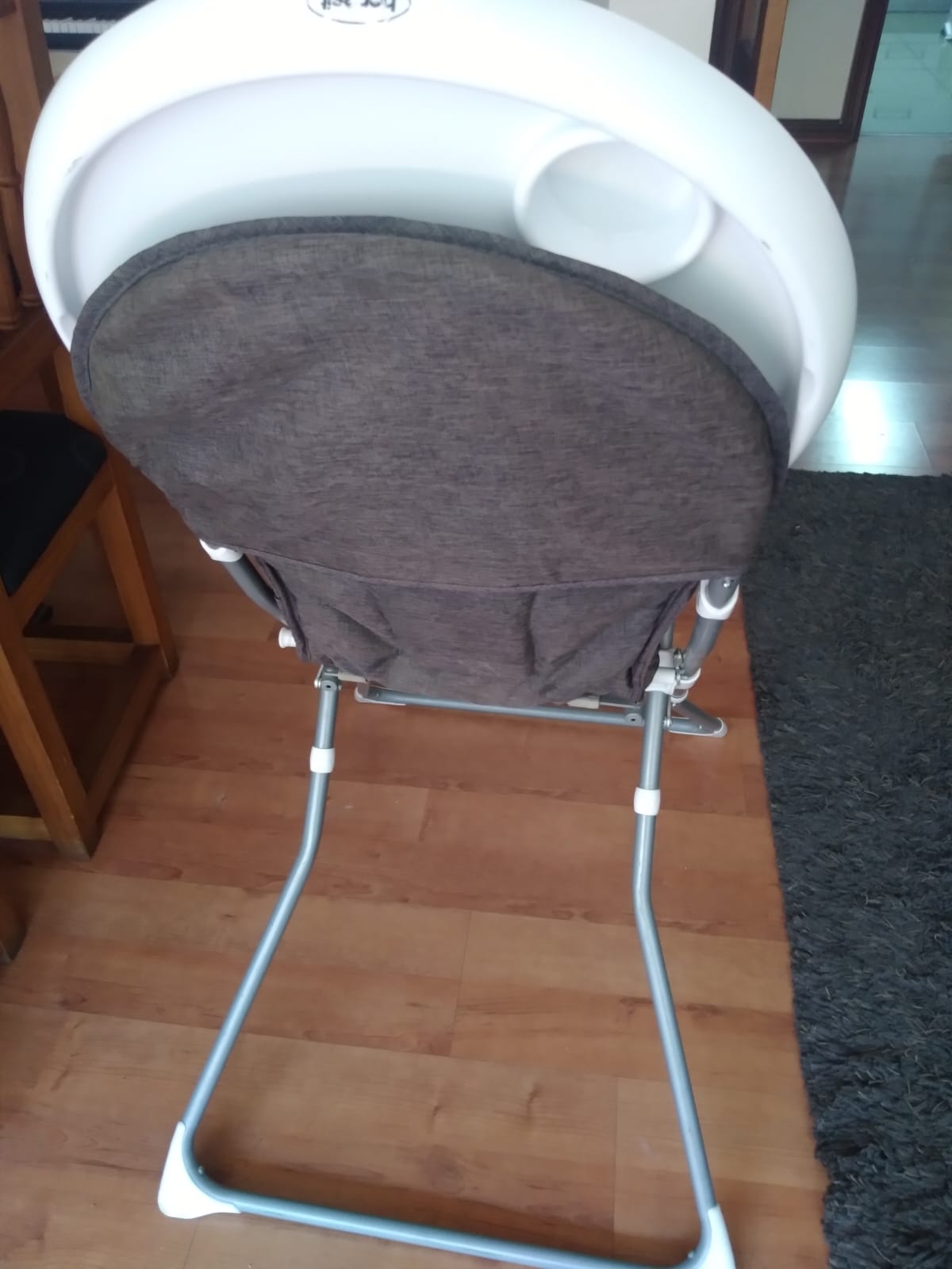 Silla de Comer Plegable Vectra Gris Bebesit - Imagen 2