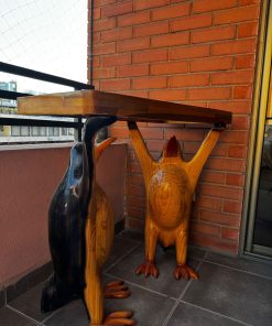 Arrimo madera artesanal Pueblito Los Dominicos
