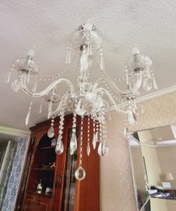 Lámpara de techo lagrimas 6 luces