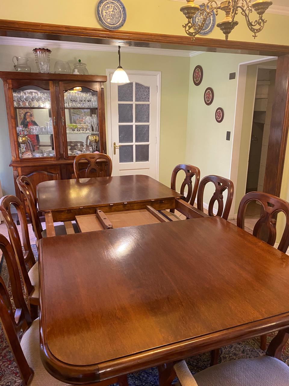 Juego de comedor extensible Hepplewhite con 8 sillas - Imagen 2