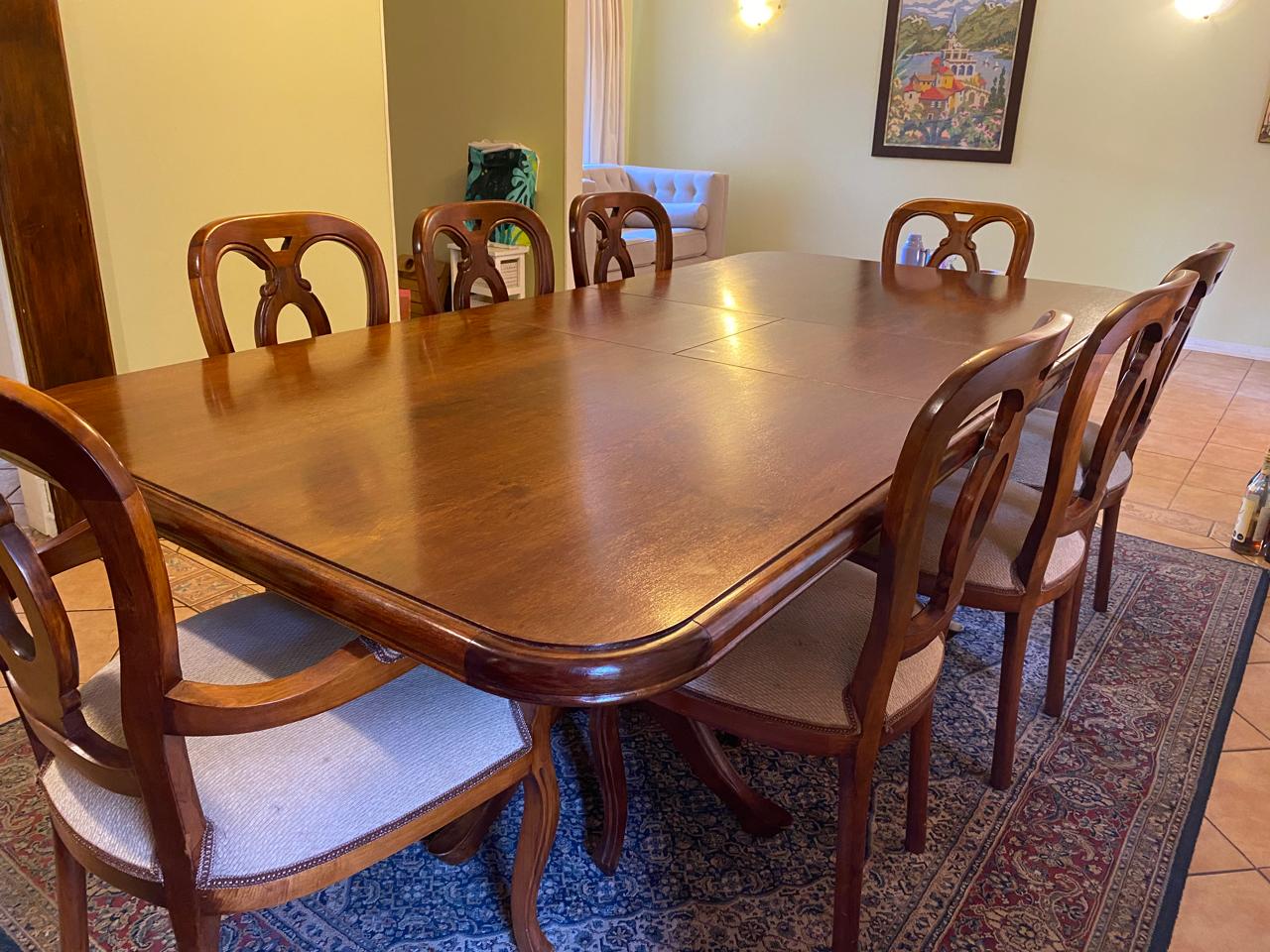 Juego de comedor extensible Hepplewhite con 8 sillas - Imagen 3