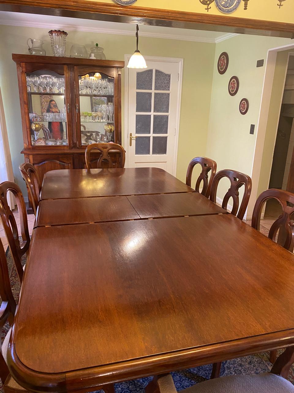 Juego de comedor extensible Hepplewhite con 8 sillas - Imagen 4