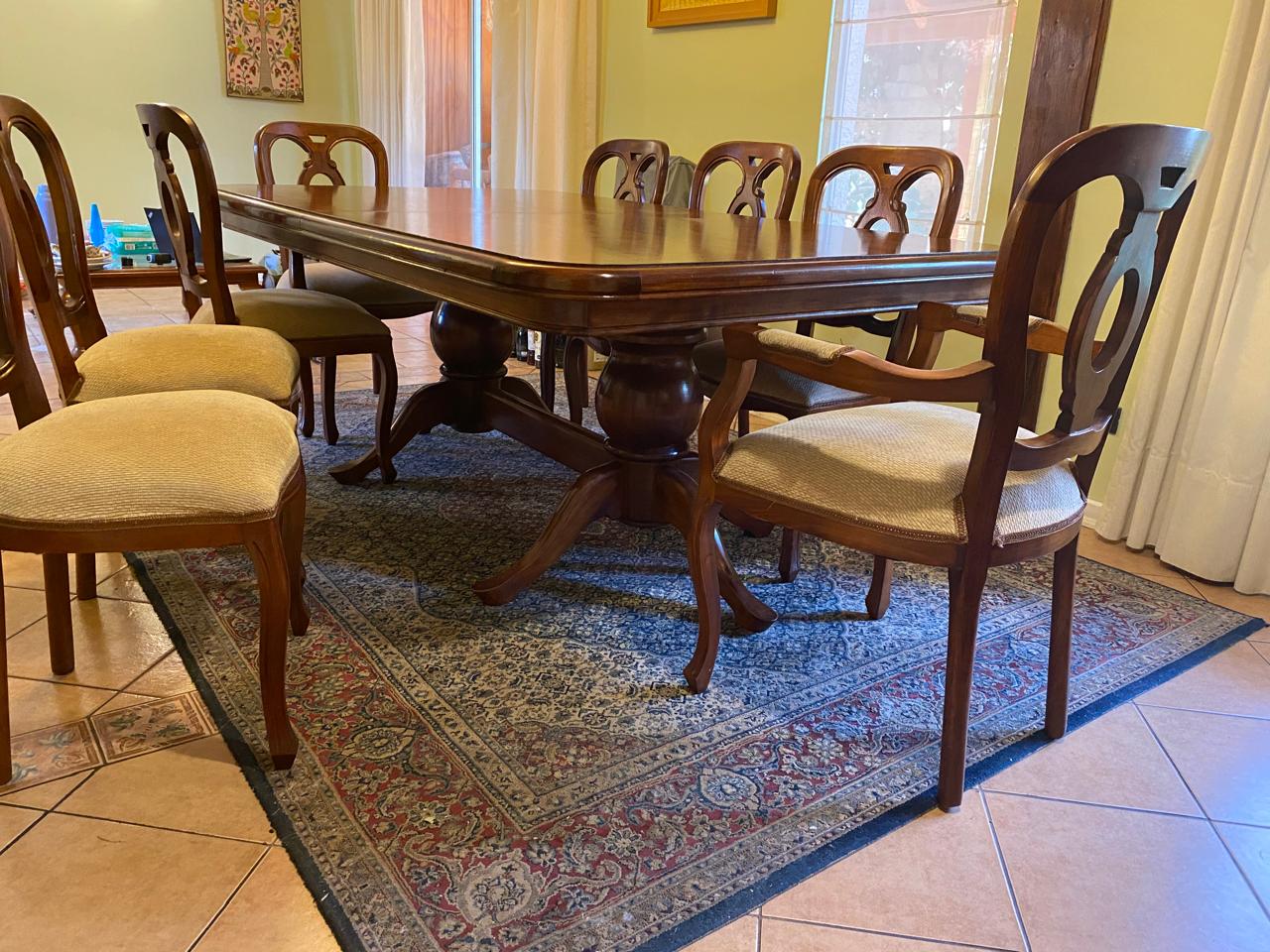 Juego de comedor extensible Hepplewhite con 8 sillas - Imagen 6