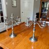 Par de candelabros de plaque