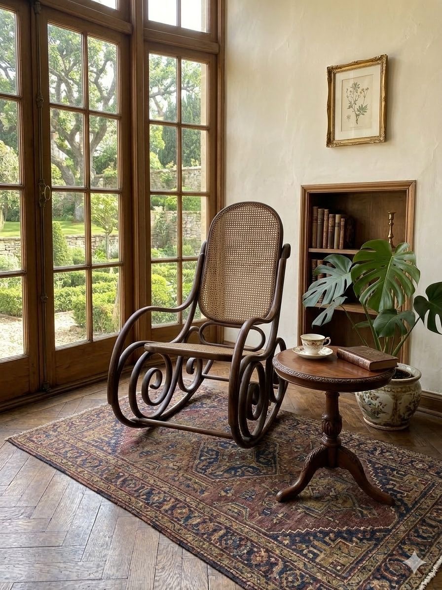 Mecedora estilo Bentwood