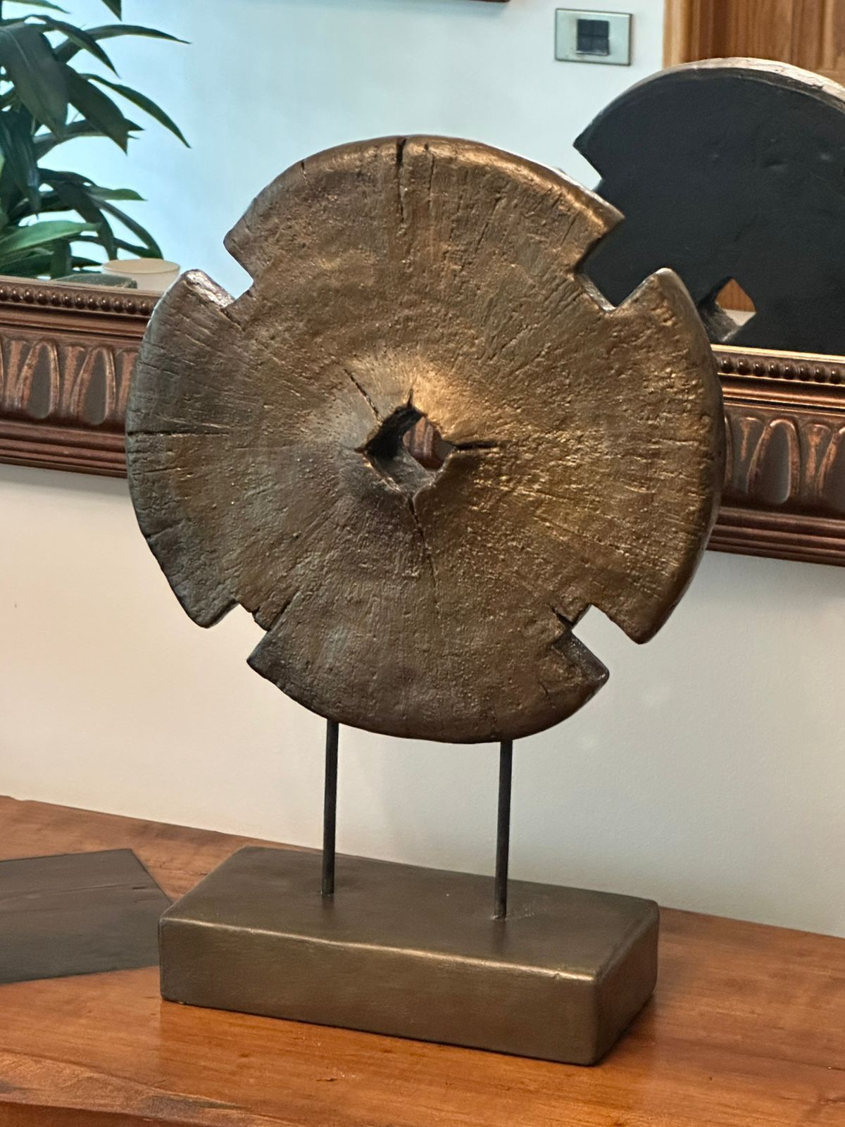 Escultura rueda ziña