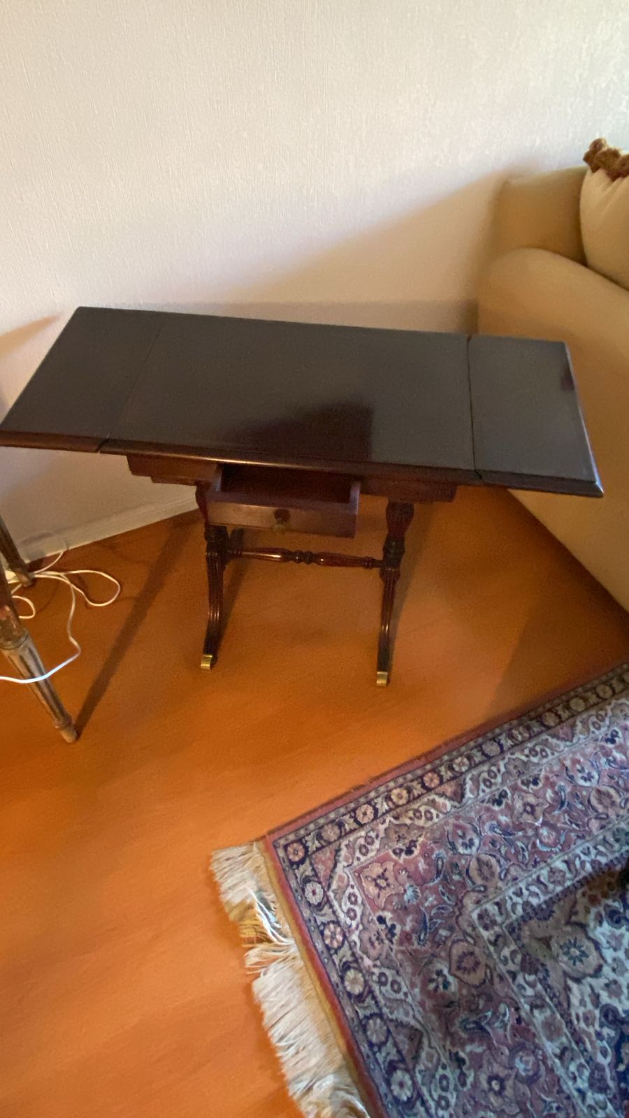 Mesas laterales madera con extensión y cajón - Imagen 3