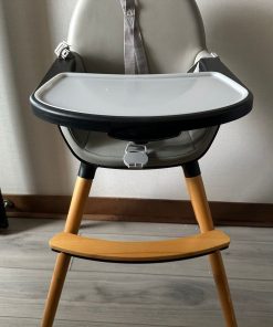 Silla de comer Fini KinderKraft negra