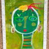 Cuadro mujer verde de Sergio Vergara