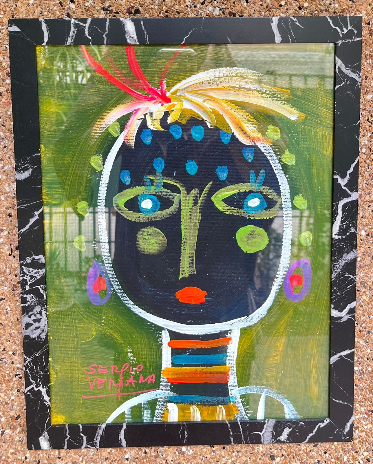 Cuadro mujer de Sergio Vergara