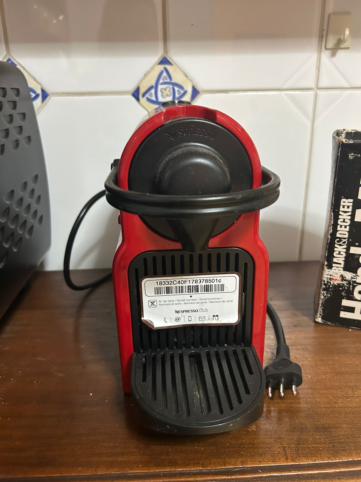 Cafetera de Cápsula Inissia Nespresso
