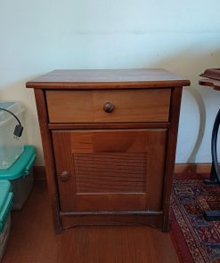Velador madera cajón
