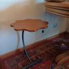 Mesa auxiliar cubierta forma flor