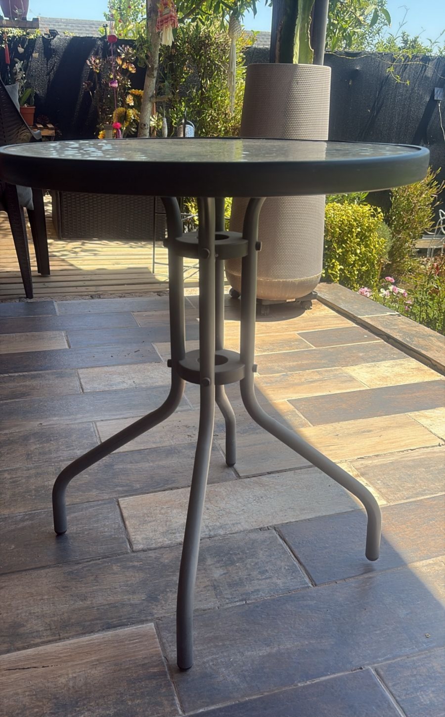 Mesa de terraza redonda