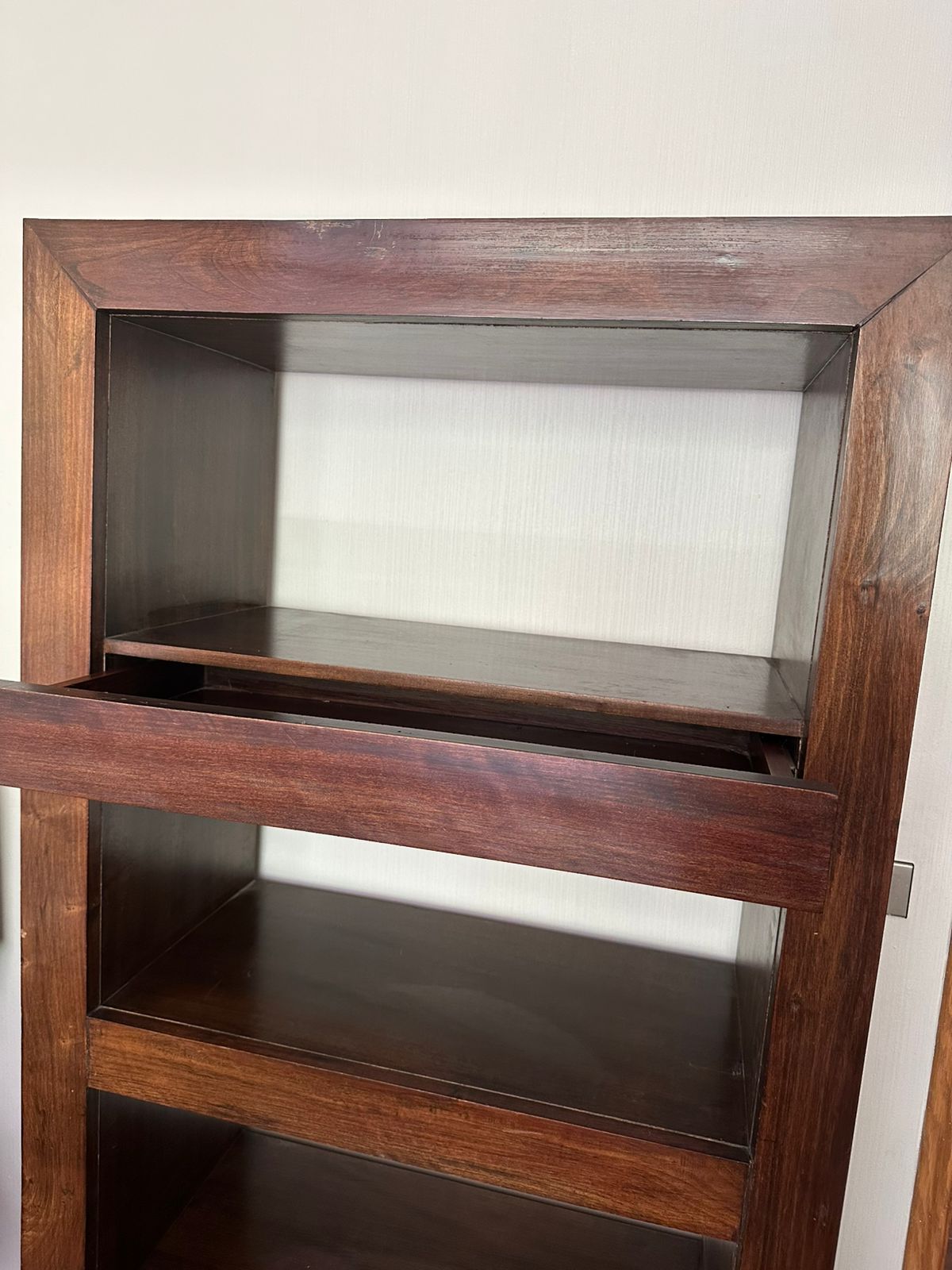 Repisa librero 4 niveles con cajón secreto - Imagen 8