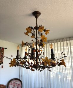 Lámpara de techo flores con 6 luces