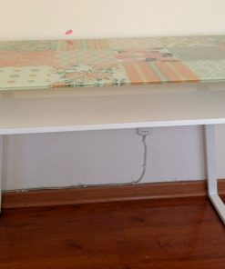 Escritorio vidrio templado patchwork