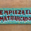 Letrero estilo mercado