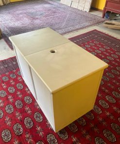 Cajonera baúl madera blanco