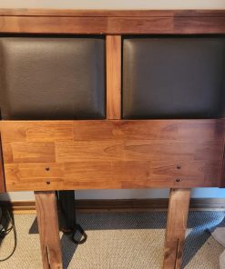 Respaldo 1.5 plazas madera y ecocuero